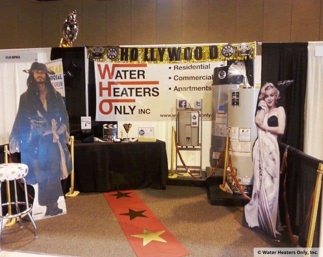 Water heaters only is hanging with the stars.