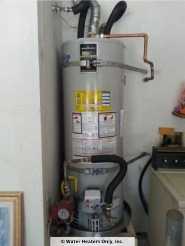 Single gas water heater installation by Water Heaters Only
